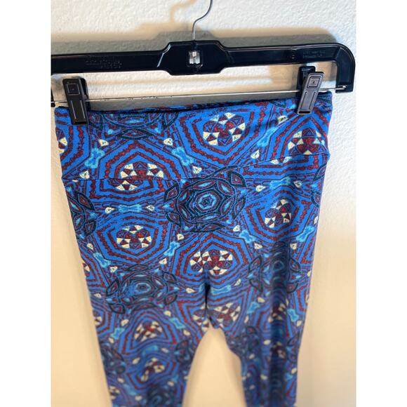 LulaRoe Tribal Print Leggings One Size Buttery Soft Legging Preppy Comfortable - Picture 5 of 5